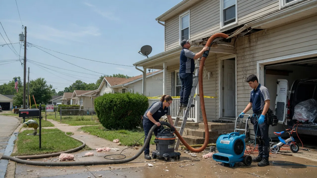 Water Damage Restoration in Bourneville, OH near me